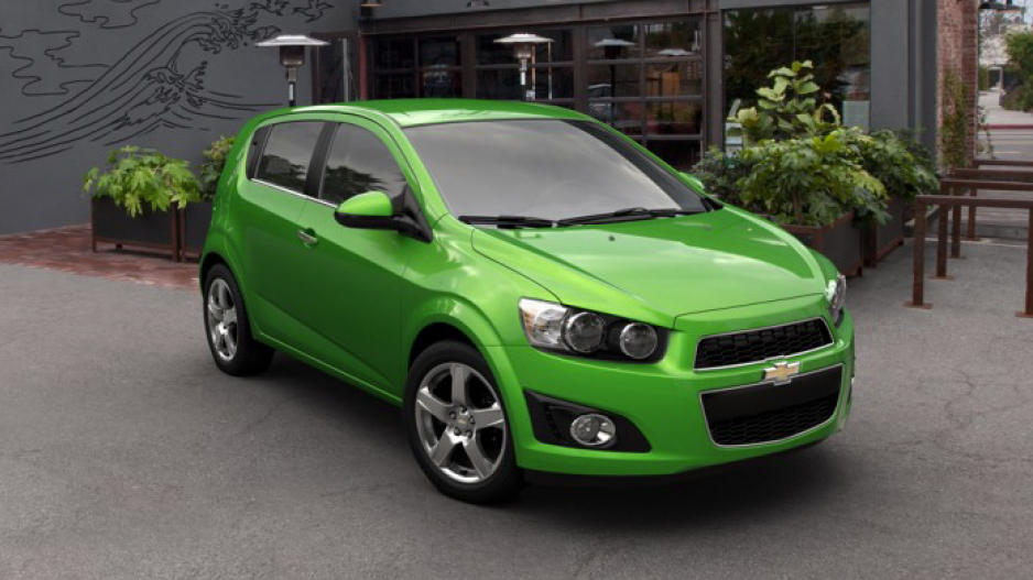 Green Chevy Sonic Green Chevy Sonic