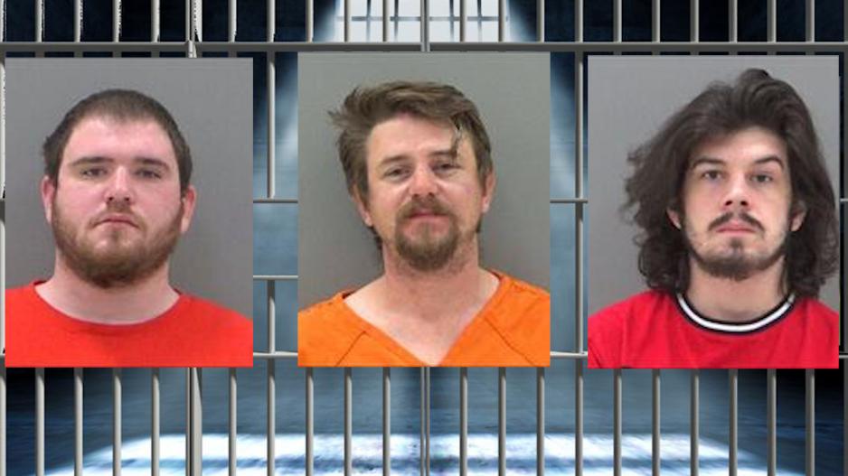 Logan Davis (left) Joshua Radcliff (middle) Jason Johnson (right)