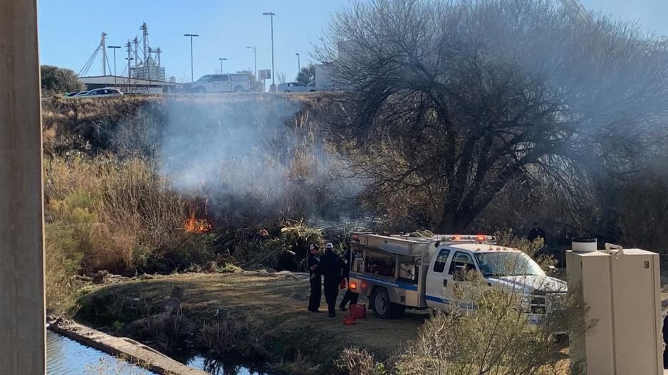 Smoke Fills the Air Near Central High School