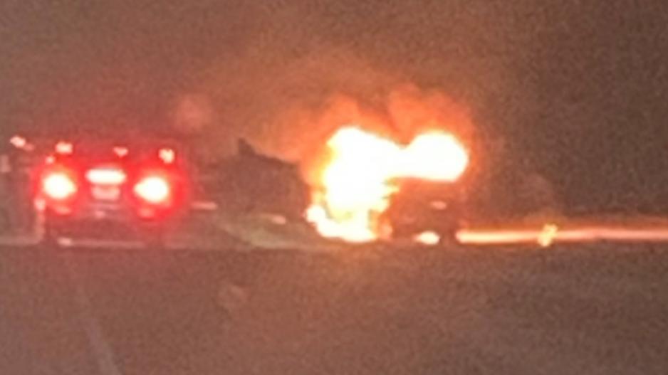 Fiery Crash on US 277 Fiery Crash on US 277