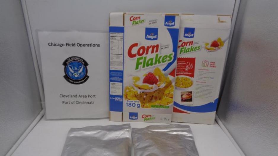 CBP Cocaine Coated Corn Flakes (Contributed/CBP) CBP Cocaine Coated Corn Flakes (Contributed/CBP)