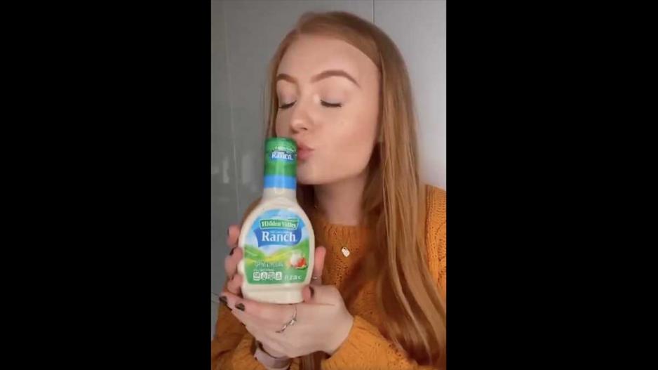 Brit girl with ranch dressing Brit girl with ranch dressing
