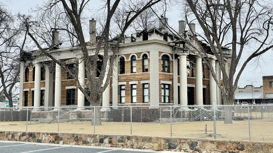 The Mason County Courthouse was burned down in January 2021 by a man angry about an upcoming child custody case, according to court docs. The Mason County Courthouse was burned down in January 2021 by a man angry about an upcoming child custody case, according to court docs.