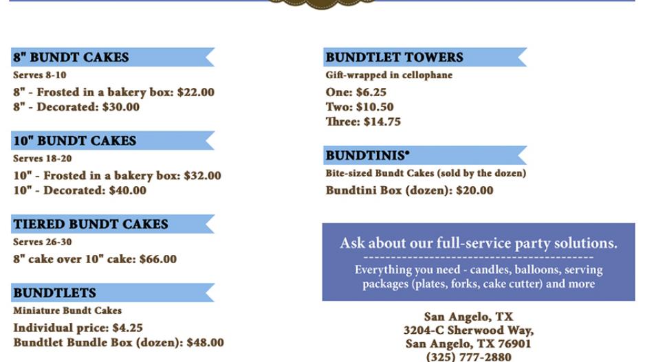 Nothing Bundt Cakes Will Celebrate First Anniversary