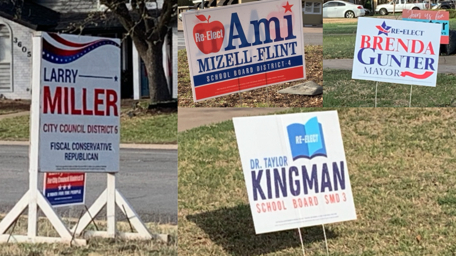 Political Signs Around Town Political Signs Around Town