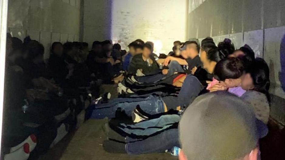 Illegal Aliens in Trailer 4/2021 (Contributed/CBP) Illegal Aliens in Trailer 4/2021 (Contributed/CBP)
