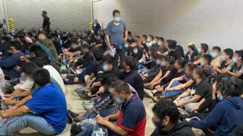 149 Illegal Aliens Packed in Trailer (Contributed/CBP) 149 Illegal Aliens Packed in Trailer (Contributed/CBP)