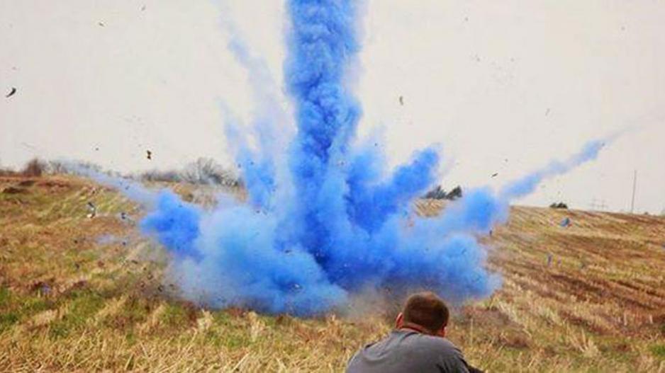 Blue explosion Blue explosion
