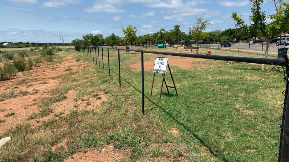 San Angelo Small Dog Park Closed for Repair