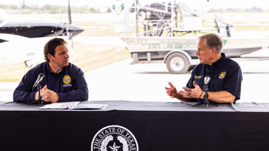 Governors Abbott and DeSantis (Contributed/gov.texas.gov) Governors Abbott and DeSantis (Contributed/gov.texas.gov)