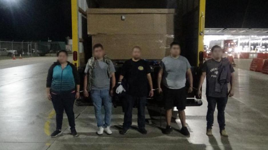 Human Smuggling in Box Truck (Contributed/CBP) Human Smuggling in Box Truck (Contributed/CBP)