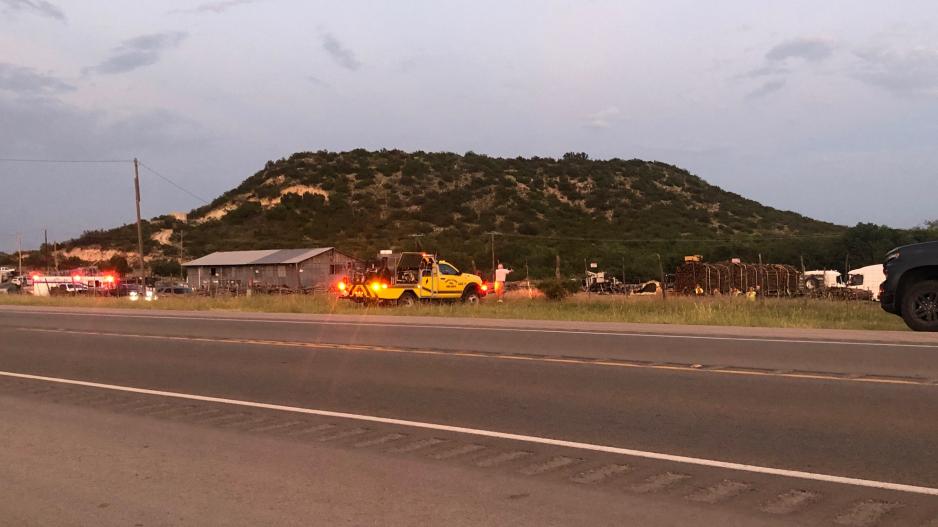 Rollover Crash on US67 at Twin Mountain Fence (LIVE! Photo/Sonia Ramirez) Rollover Crash on US67 at Twin Mountain Fence (LIVE! Photo/Sonia Ramirez)