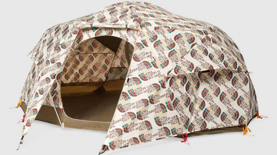 The North Face and Gucci have just teamed up, and are offering a four season tent for the amazingly low price of $3,490. This is that tent. The North Face and Gucci have just teamed up, and are offering a four season tent for the amazingly low price of $3,490. This is that tent.