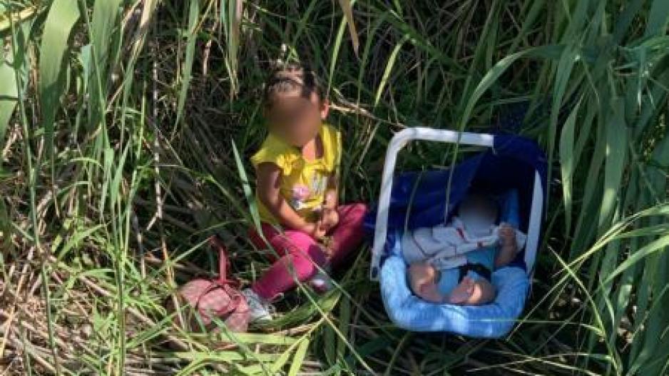 Children abandoned in the Rio Grande (Contributed/CBP) Children abandoned in the Rio Grande (Contributed/CBP)