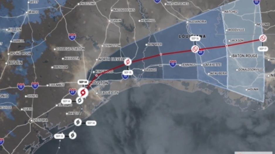 Hurricane Nicolas Path (Contributed/Accuweather) Hurricane Nicolas Path (Contributed/Accuweather)
