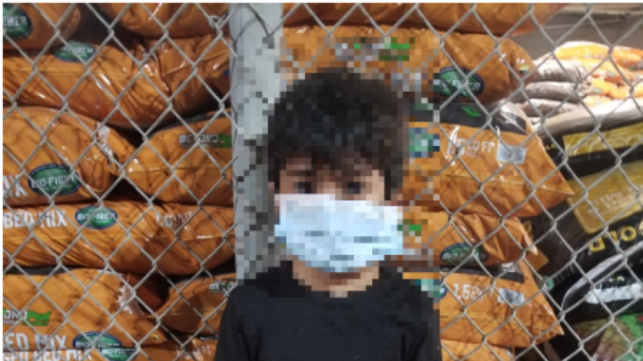 CBP Photo of Abandoned 6 year old child. (Contributed/CBP) CBP Photo of Abandoned 6 year old child. (Contributed/CBP)