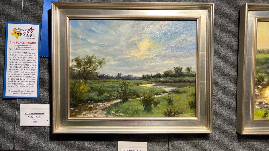 Artists for San Angelo's 2021 En Plein Air event to be revealed Friday