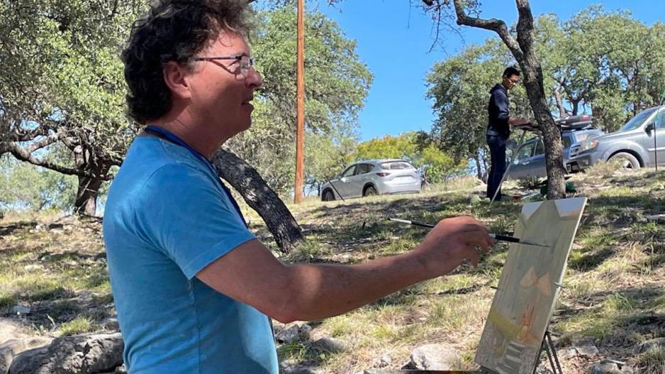 Several artists were spotted at Scrub Oak Ranch north of San Angelo Oct. 24, 2021 Several artists were spotted at Scrub Oak Ranch north of San Angelo Oct. 24, 2021