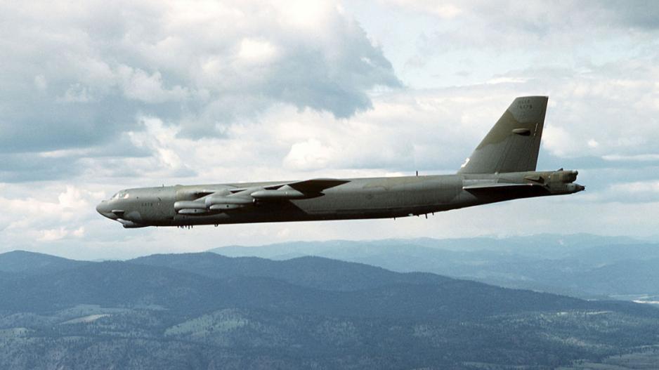 A B-52G assigned to the former 92nd Bombardment Wing, Castle AFB, California circa 1988. A B-52G assigned to the former 92nd Bombardment Wing, Castle AFB, California circa 1988.