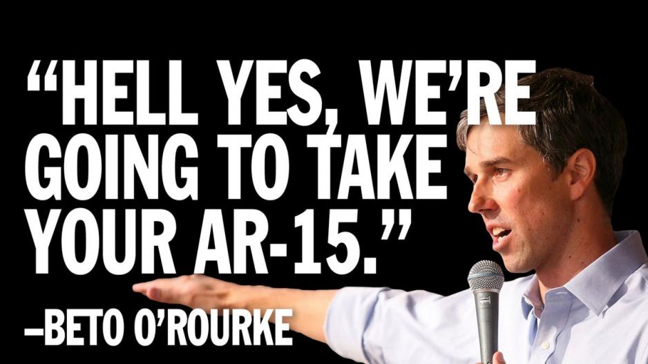 Beto's position on a particular type of gun Beto's position on a particular type of gun