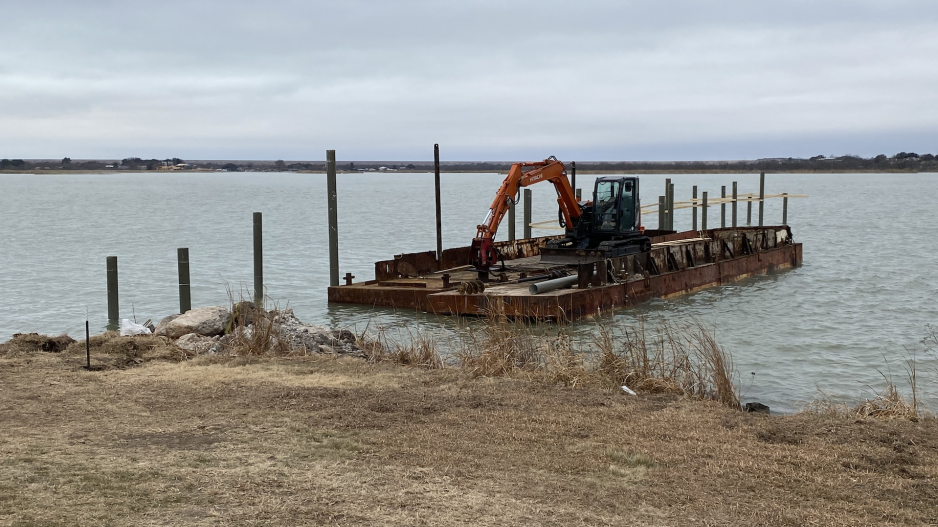 WATCH Update on Lake Nasworthy Dock Removal & Construction