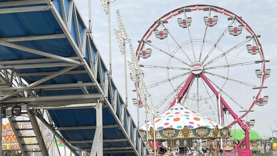 San Angelo Fair Grounds Fill Up with Carnival Rides Ahead of Rodeo