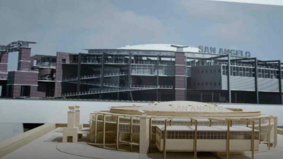 Plans for a San Angelo Coliseum renovation revealed on April 13, 2022 Plans for a San Angelo Coliseum renovation revealed on April 13, 2022