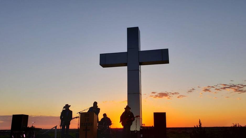 The annual Easter Sunrise Service atop Willeke Hill in San Angelo The annual Easter Sunrise Service atop Willeke Hill in San Angelo