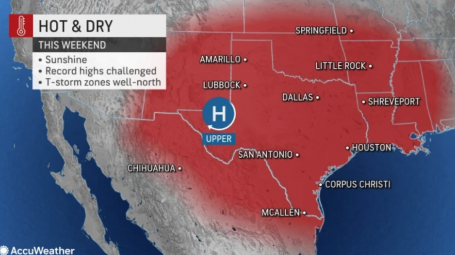 Deadly Record Heat Forecast for West Texas This Weekend