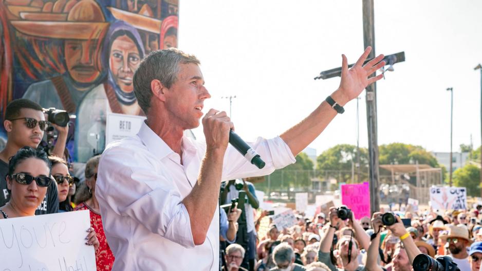 Democratic gubernatorial candidate Beto O'Rourke speaks at an event at Pan American Neighborhood Park on June 26, 2022 in Austin, Texas. Democratic gubernatorial candidate Beto O'Rourke speaks at an event at Pan American Neighborhood Park on June 26, 2022 in Austin, Texas.