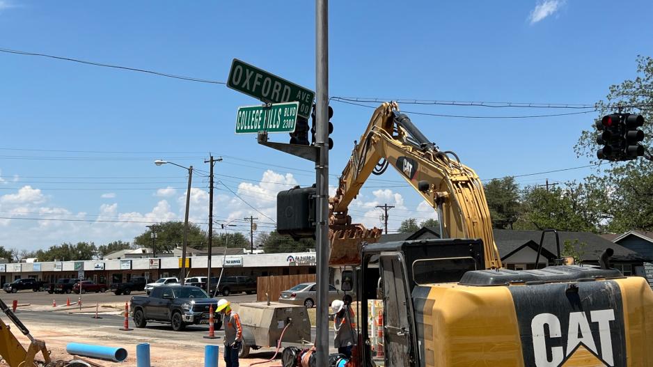 Construction on College Hills at Oxford (LIVE! Photo/Yantis Green) Construction on College Hills at Oxford (LIVE! Photo/Yantis Green)