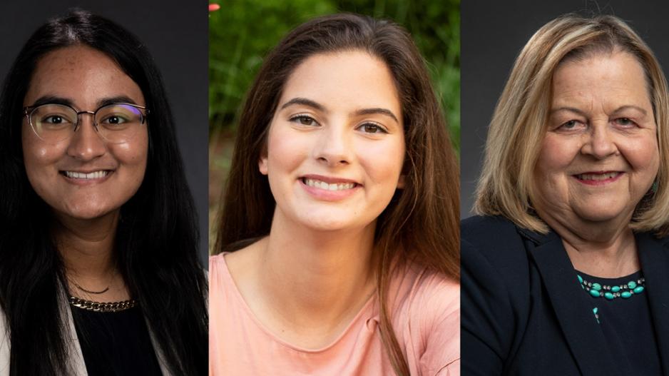 (L-R) ASU Honors Students Sharin Salam and Carolyn Loper, Honors Program Director Dr. Shirley Eoff: (Contributed/ASU) (L-R) ASU Honors Students Sharin Salam and Carolyn Loper, Honors Program Director Dr. Shirley Eoff: (Contributed/ASU)
