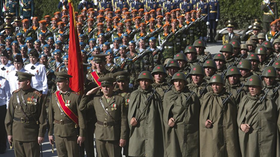 Servicemen of the 201st Russian Military Base stationed in the Republic of Tajikistan. The troops took part in the parade dedicated to the 72nd anniversary of the Victory in the Great Patriotic War, which took place in the center of Dushanbe. Servicemen of the 201st Russian Military Base stationed in the Republic of Tajikistan. The troops took part in the parade dedicated to the 72nd anniversary of the Victory in the Great Patriotic War, which took place in the center of Dushanbe.