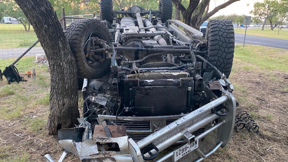 DWI Rollover Crash at Lake Nasworthy (LIVE! Photo/James Bouligny) DWI Rollover Crash at Lake Nasworthy (LIVE! Photo/James Bouligny)