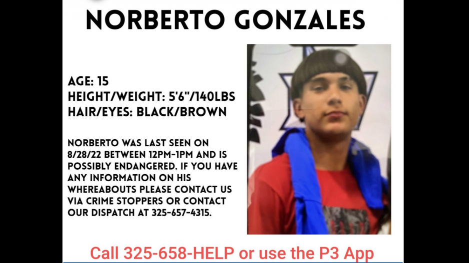 San Angelo Police Searching for Norberto Gonzales (Contributed/SAPD) San Angelo Police Searching for Norberto Gonzales (Contributed/SAPD)