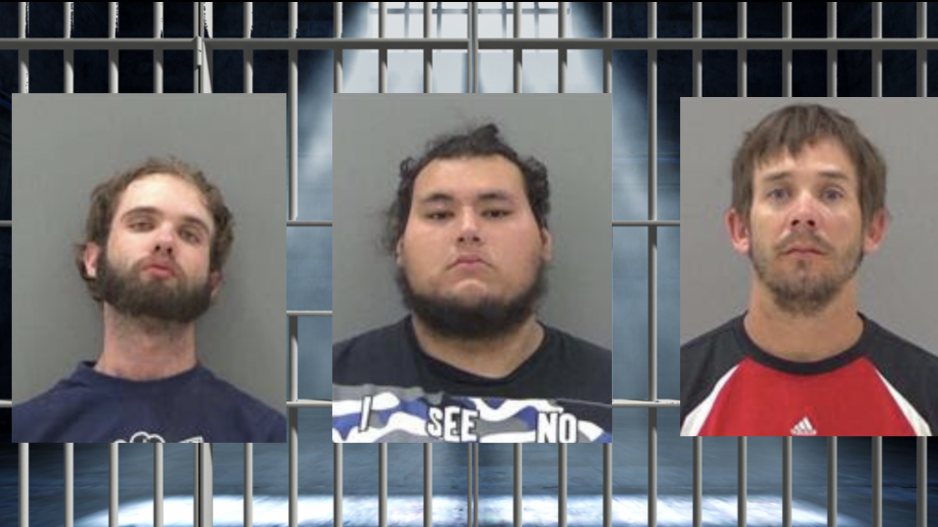 Joshua Huckabee (L) Giovanni Sistos (M) Sean Willingham (R) Joshua Huckabee (L) Giovanni Sistos (M) Sean Willingham (R)