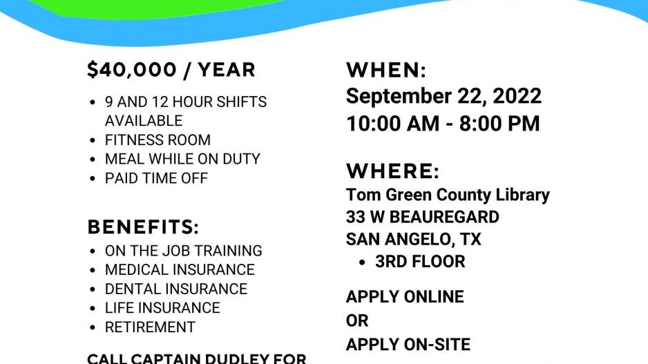 Tom Green County Jail Job Fair (Contributed/TGC) Tom Green County Jail Job Fair (Contributed/TGC)