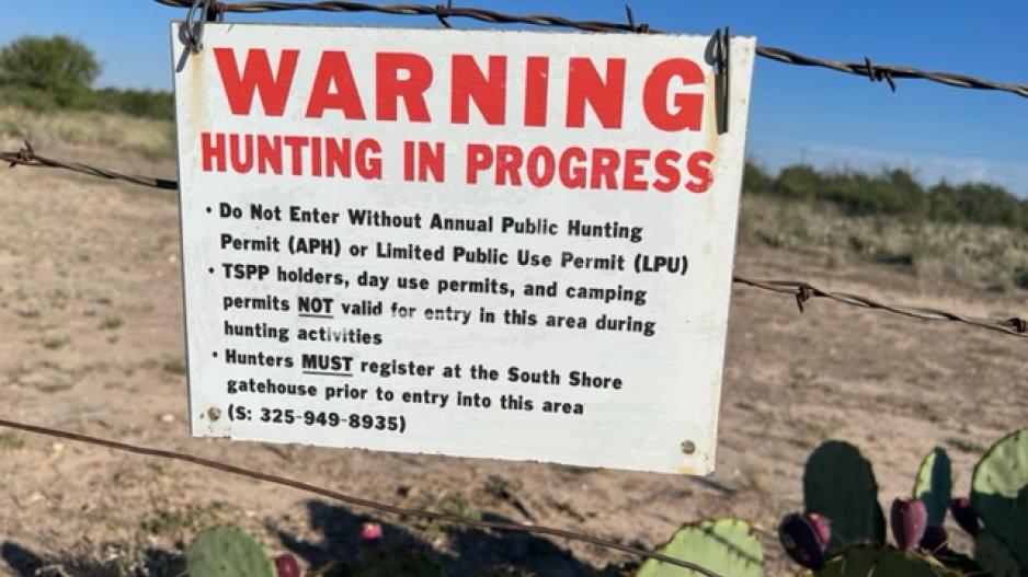 Hunt in Progress San Angelo State Park 2022 (LIVE! Photo/Yantis Green) Hunt in Progress San Angelo State Park 2022 (LIVE! Photo/Yantis Green)