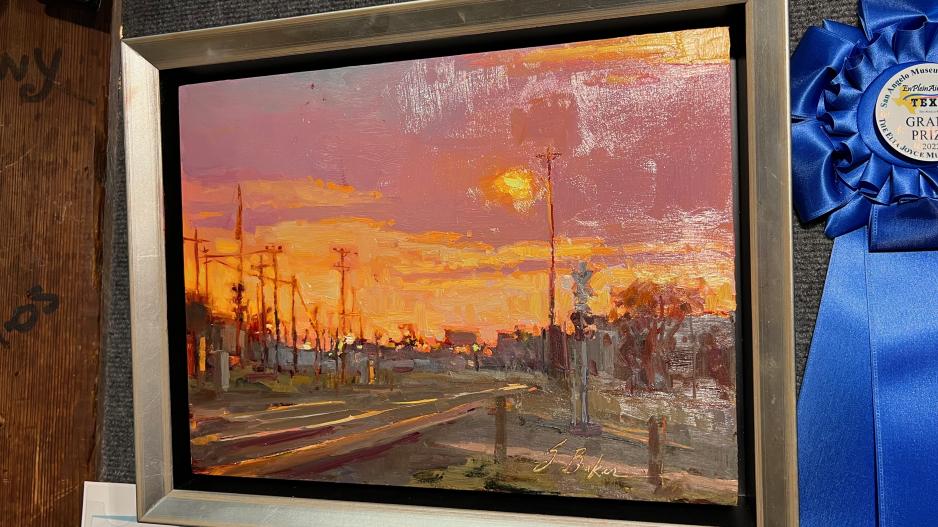 "San Angelo Brilliance" painted by Suzie Baker won the overall competition for 2022. "San Angelo Brilliance" painted by Suzie Baker won the overall competition for 2022.