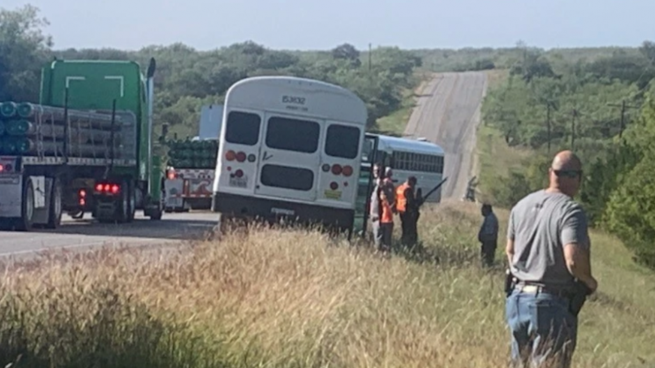Prison Bus Crash Callahan County Oct. 18, 2022 (Contributed/DPS) Prison Bus Crash Callahan County Oct. 18, 2022 (Contributed/DPS)