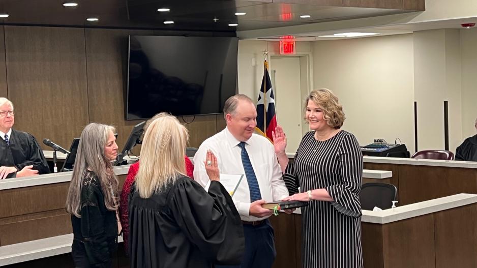 TGC Justice of the Peace Pct 3 Stacye Speck Takes Oath of Office (LIVE! Photo/Yantis Green) TGC Justice of the Peace Pct 3 Stacye Speck Takes Oath of Office (LIVE! Photo/Yantis Green)