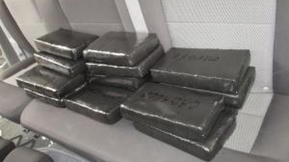 61 lbs Cocaine in El Paso (Courtesy/CBP) 61 lbs Cocaine in El Paso (Courtesy/CBP)