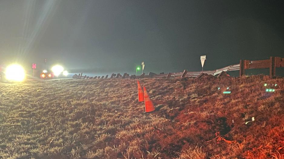 Driver walks away from high speed rollover on US 87 Driver walks away from high speed rollover on US 87
