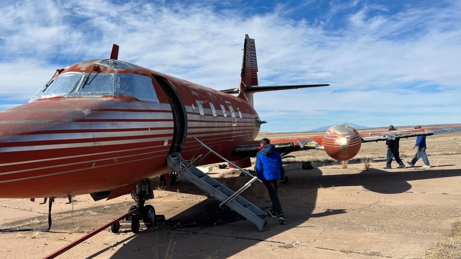 The orange 1962 Lockheed JetStar L-1329 is one of 202 ever manufactured. The orange 1962 Lockheed JetStar L-1329 is one of 202 ever manufactured.