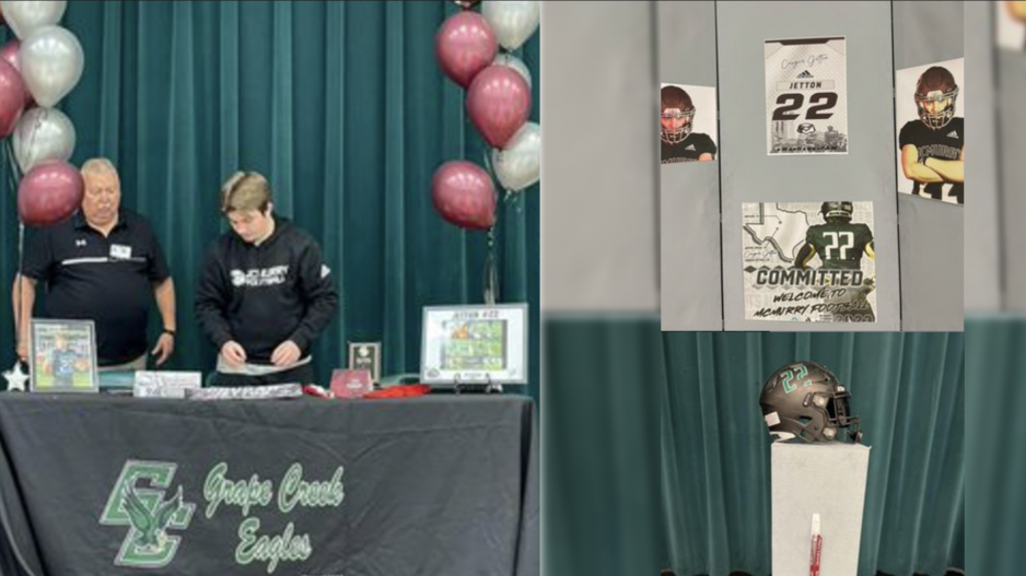 Cougar Jetton Signs with Mcmurry Cougar Jetton Signs with Mcmurry