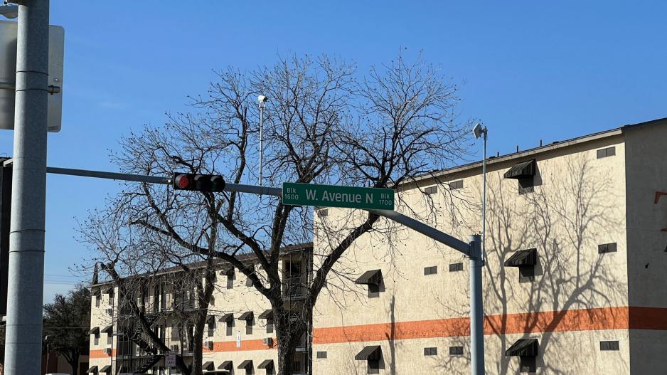 Traffic sensors on the traffic lights at the intersection of W. Avenue N and S. Jackson St. closer. Traffic sensors on the traffic lights at the intersection of W. Avenue N and S. Jackson St. closer.