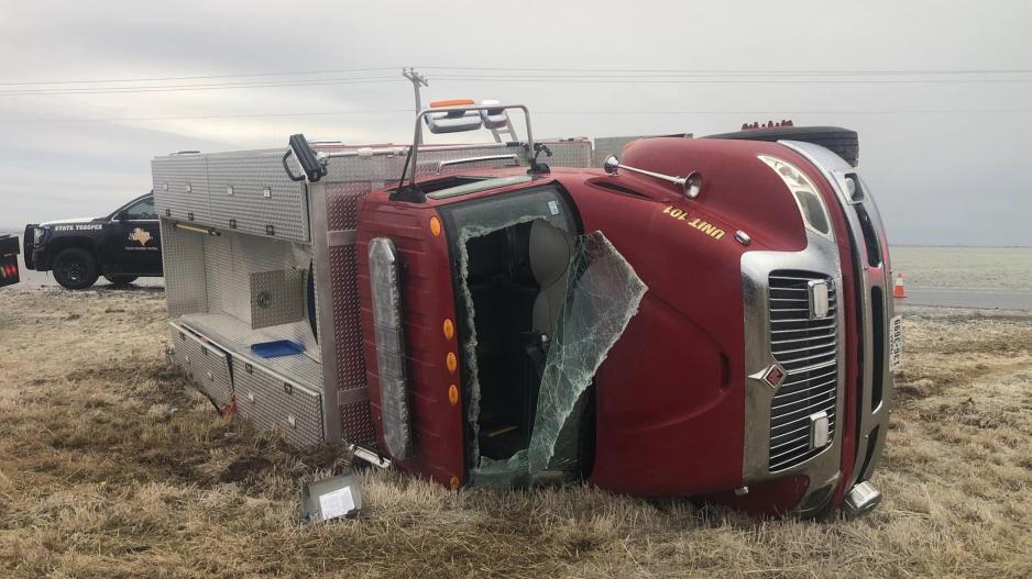 Wall VFD 101 Rollover 2.1.23 (Courtesy/WallVFD) Wall VFD 101 Rollover 2.1.23 (Courtesy/WallVFD)