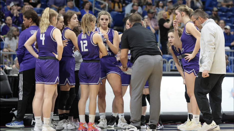 Irion County during a timeout Irion County during a timeout