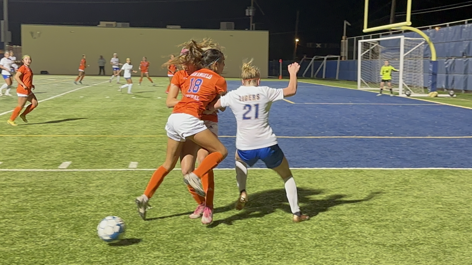 Lady Cats playing defense against Frenship Lady Cats playing defense against Frenship
