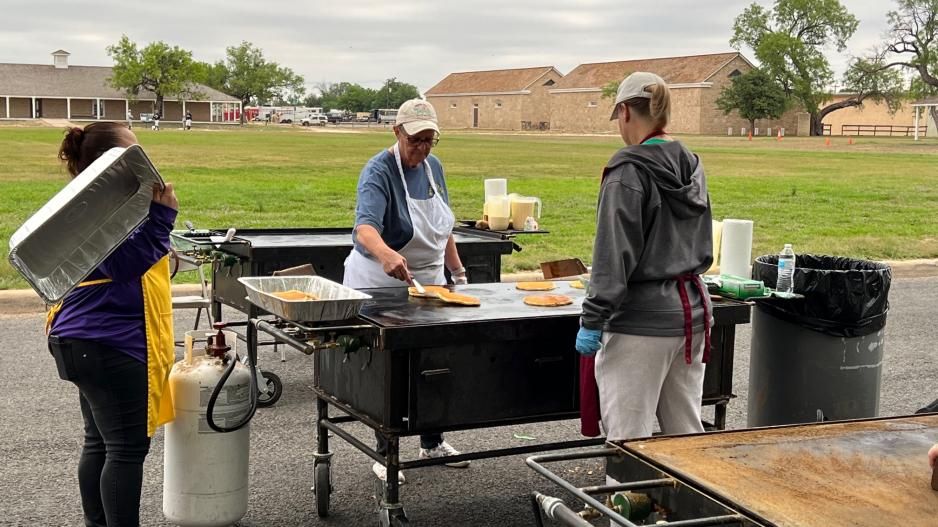 Watch Frontier Day at Ft. Concho Starts with Pancakes